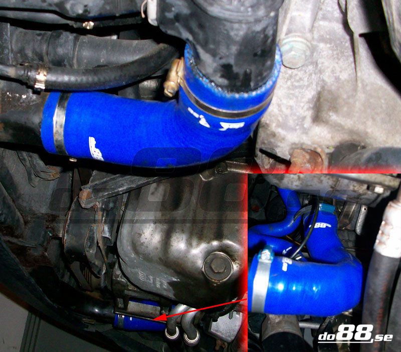 do88 intercooler csőkészlet, VW PASSAT 1.8T 1997-2001 - kék