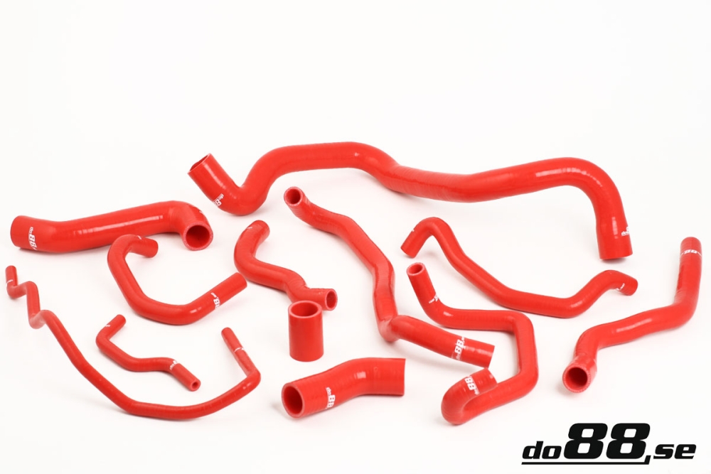 do88 coolant hose kit SEAT LEON CUPRA-R 1.8T 02-06 - Red