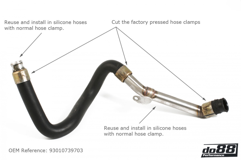 do88 oil hoses, PORSCHE 964 Turbo 3.3 1990-1994