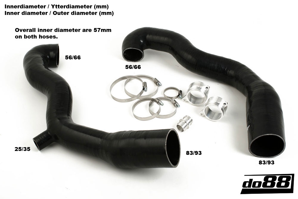 do88 Inlet Hose Kit PORSCHE 911 997.1 Turbo GT2 2007-2009