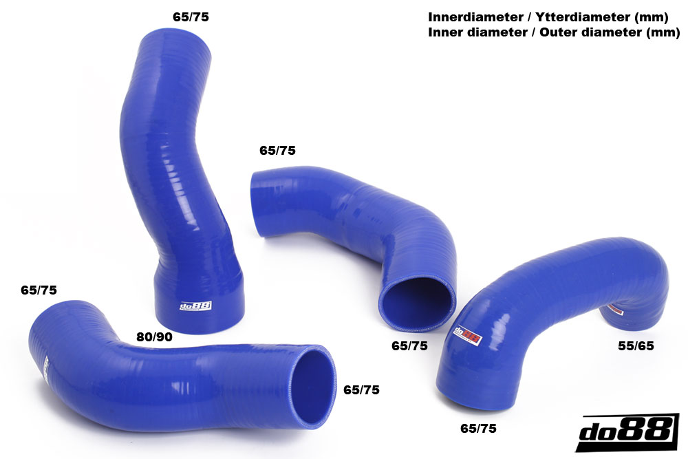 do88 pressure pipe and hose kit, VOLVO S80 T6 - Blue