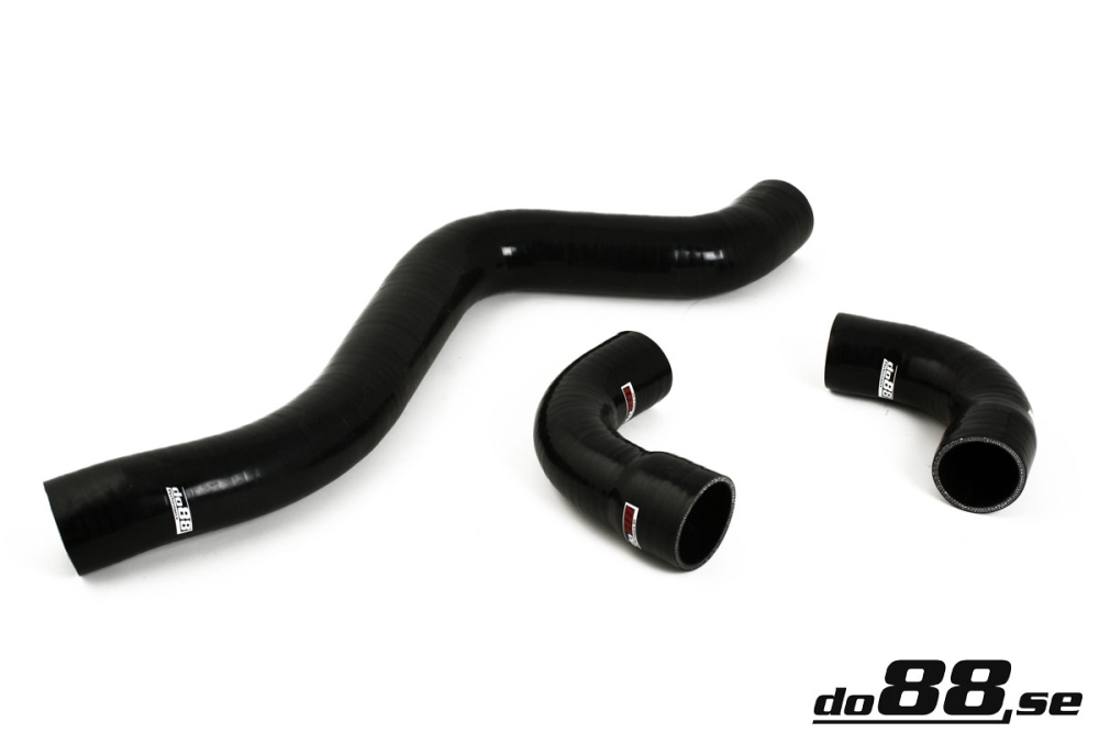 do88 intercooler hose kit with pressure pipe OPEL C20LET - Black