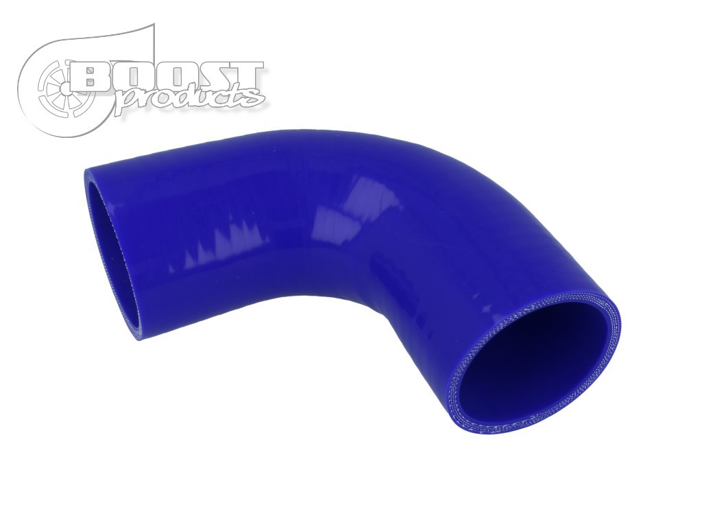 50 mm 90° 4 layer silicon elbow - Blue