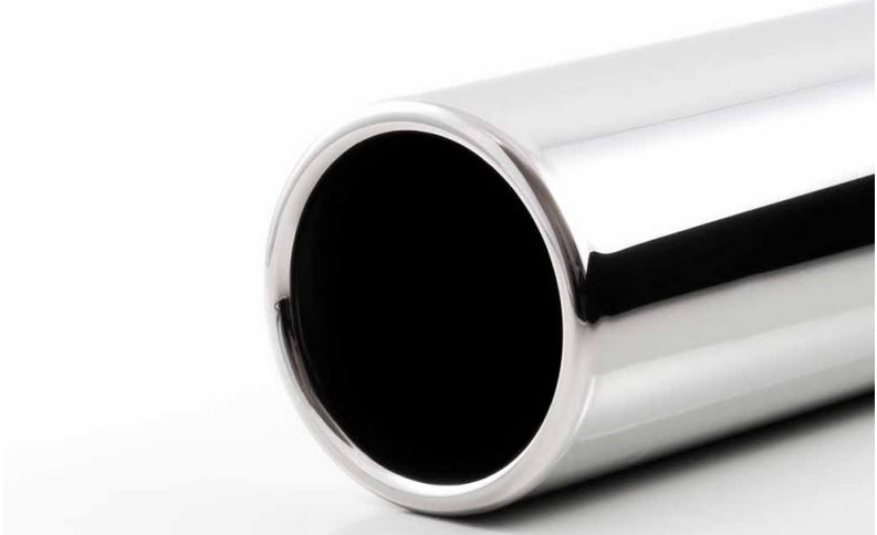 Kerek gömbölyített végű kipufogóvég 100mm TÜV/ABE