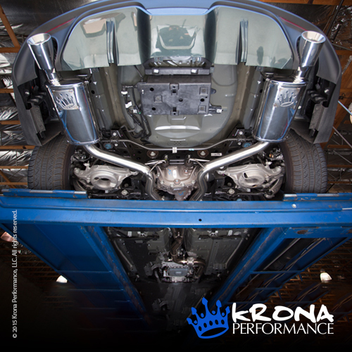 Krona Performance 3” cat back exhaust system, FORD Mustang GT 2015-