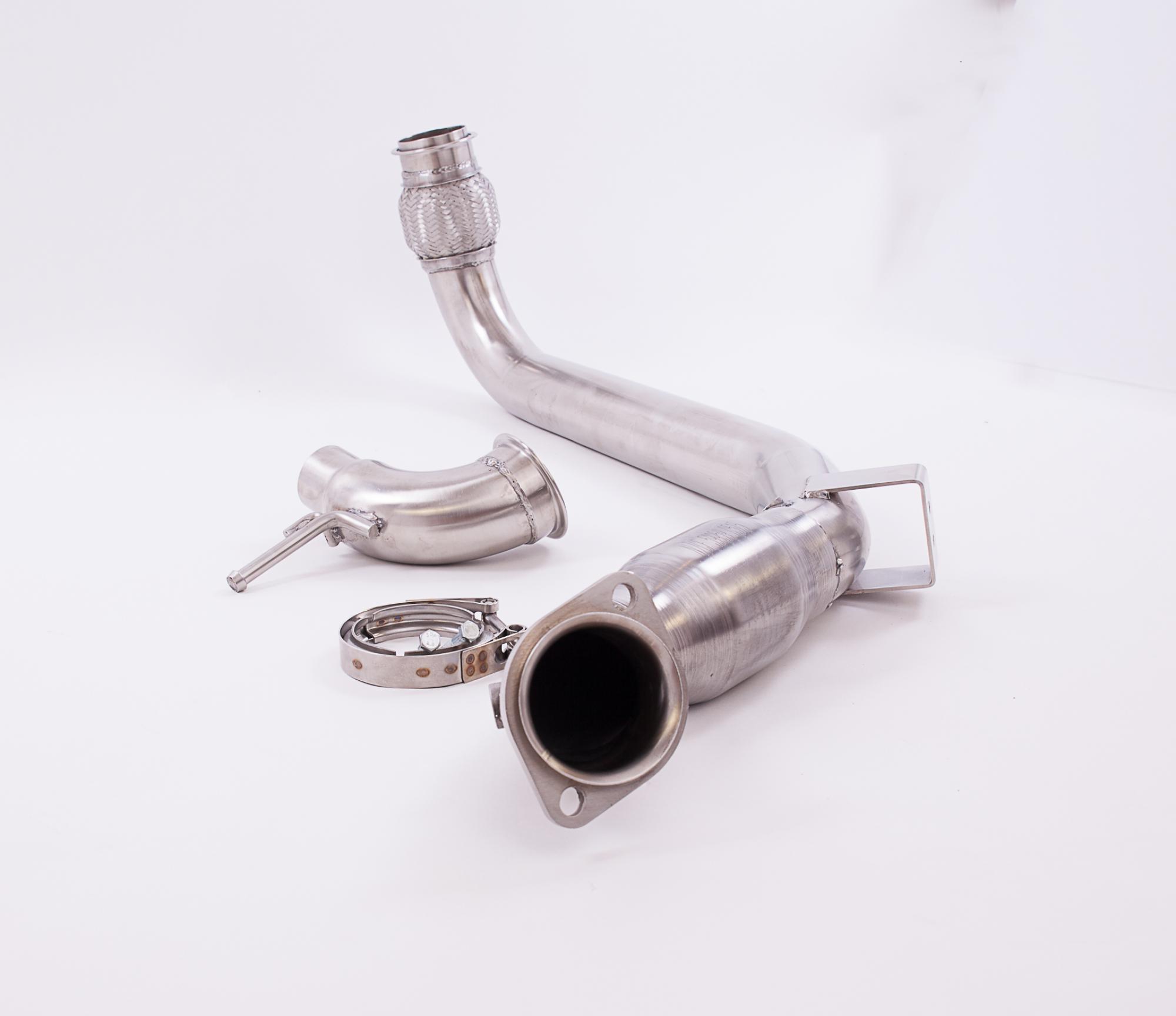 Krona Performance 2015+ Mustang EcoBoost 3” downpipe kit w/o catalyst