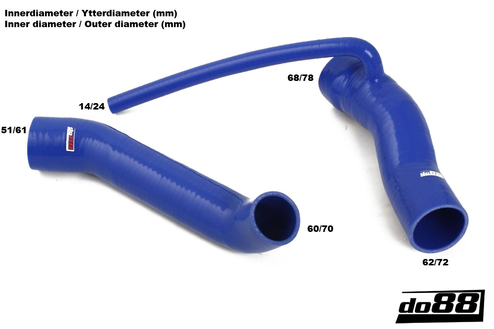 do88 Intercooler Hoses AUDI Quattro Ur-Quattro 2.2T 10V