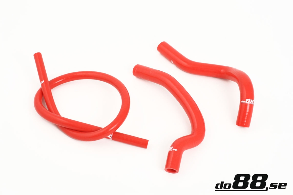 do88 heater hose kit, VOLVO 240 Turbo 1979-1984 B21 - Red