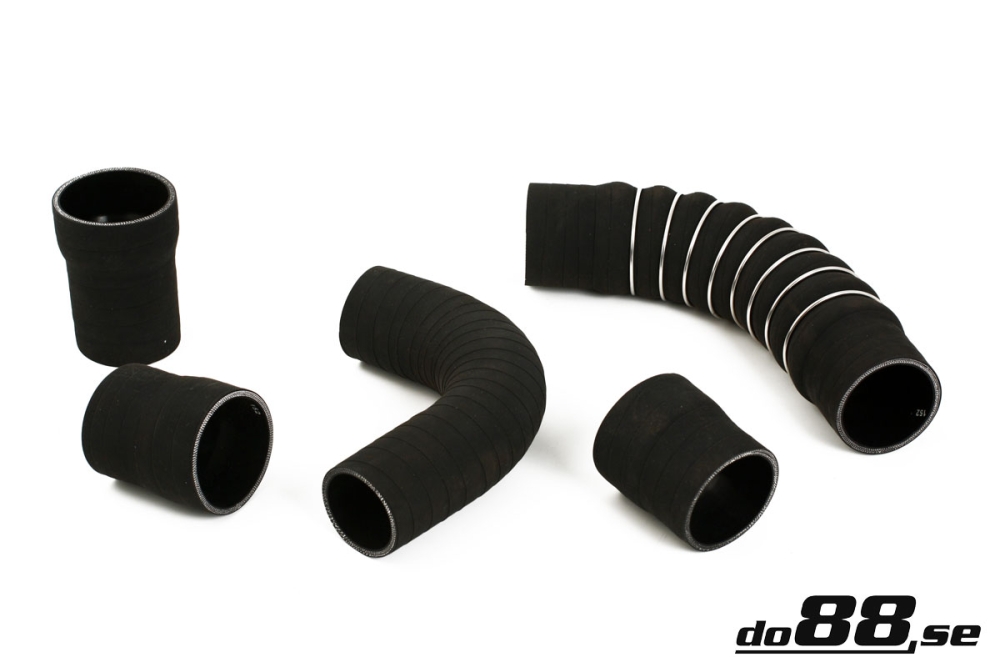 do88 pressure hose kit, VOLVO 240 Turbo B21FT 1981-1984 - Black