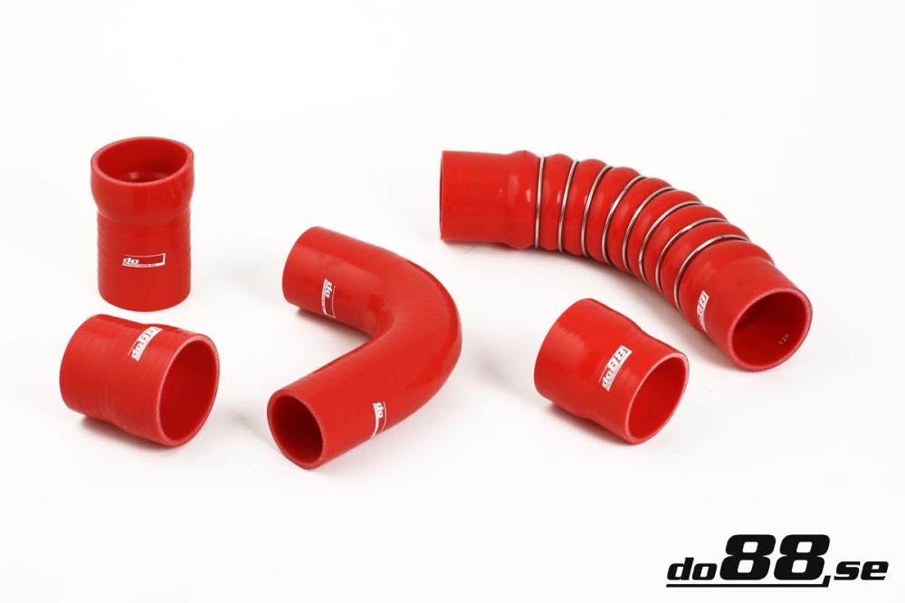 do88 pressure hose kit, VOLVO 240 Turbo B21FT 1981-1984 - Red