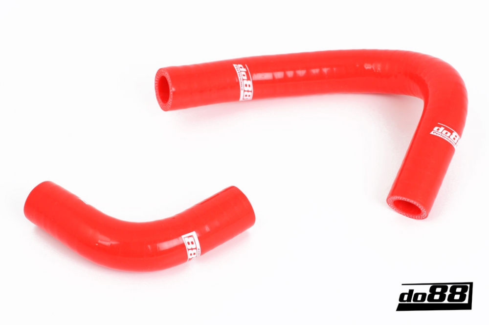 do88 oil coolant hoses VOLVO 740 Turbo B200FT B230FT 1992 - Red