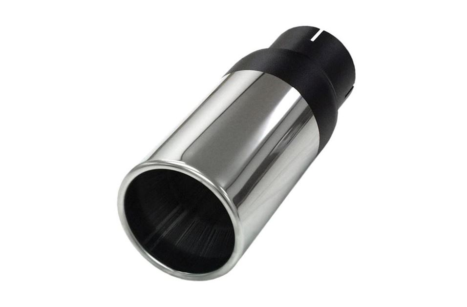 Round Stainless Steel Exhaust Tailpipe 100mm 76