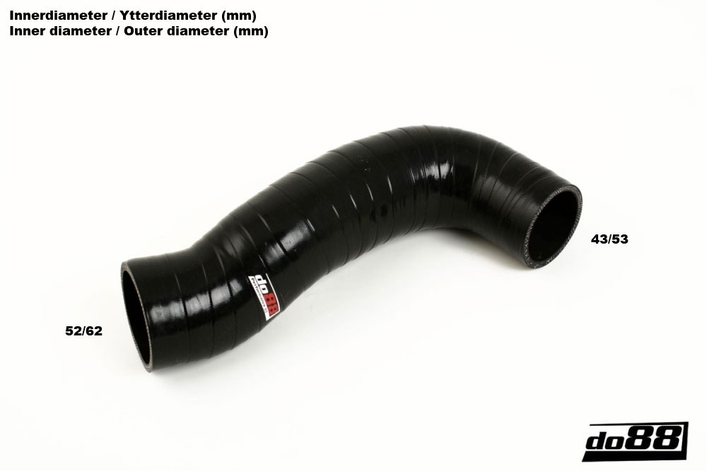 do88 Turbo outlet hose VOLVO S60 D5 163 HP és 2.4D 130 HP - Black