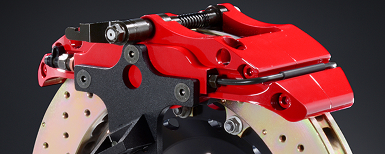 D2 Racing brakes with handbrake function