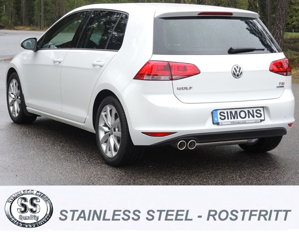 SIMONS Sportsystem     2*80 Golf VII  1.2/1.4TSI 2012-