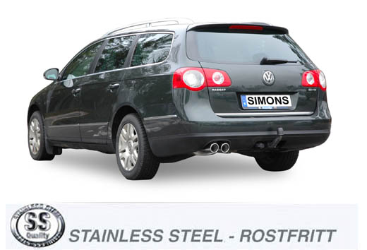 SIMONS Sportsystem     2*80 Passat 05-10 Turbo