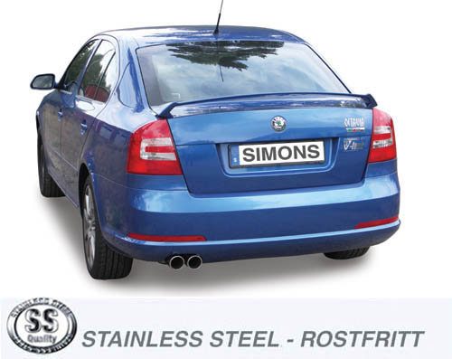 SIMONS Sportsystem     2*80 Octavia RS/Jetta 2006-2013