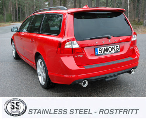 SIMONS Sportsystem    2*100 V70 Turbo  2WD 2007-