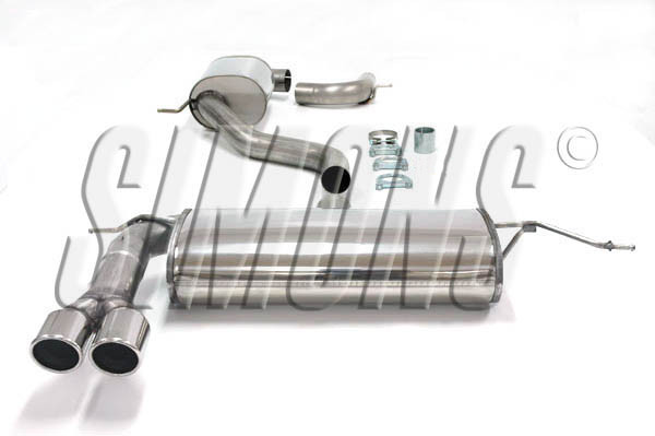 SIMONS Cat-Back Sport Exhaust AUDI A3 Sportback 1.4 2.0 TFSI 04-12