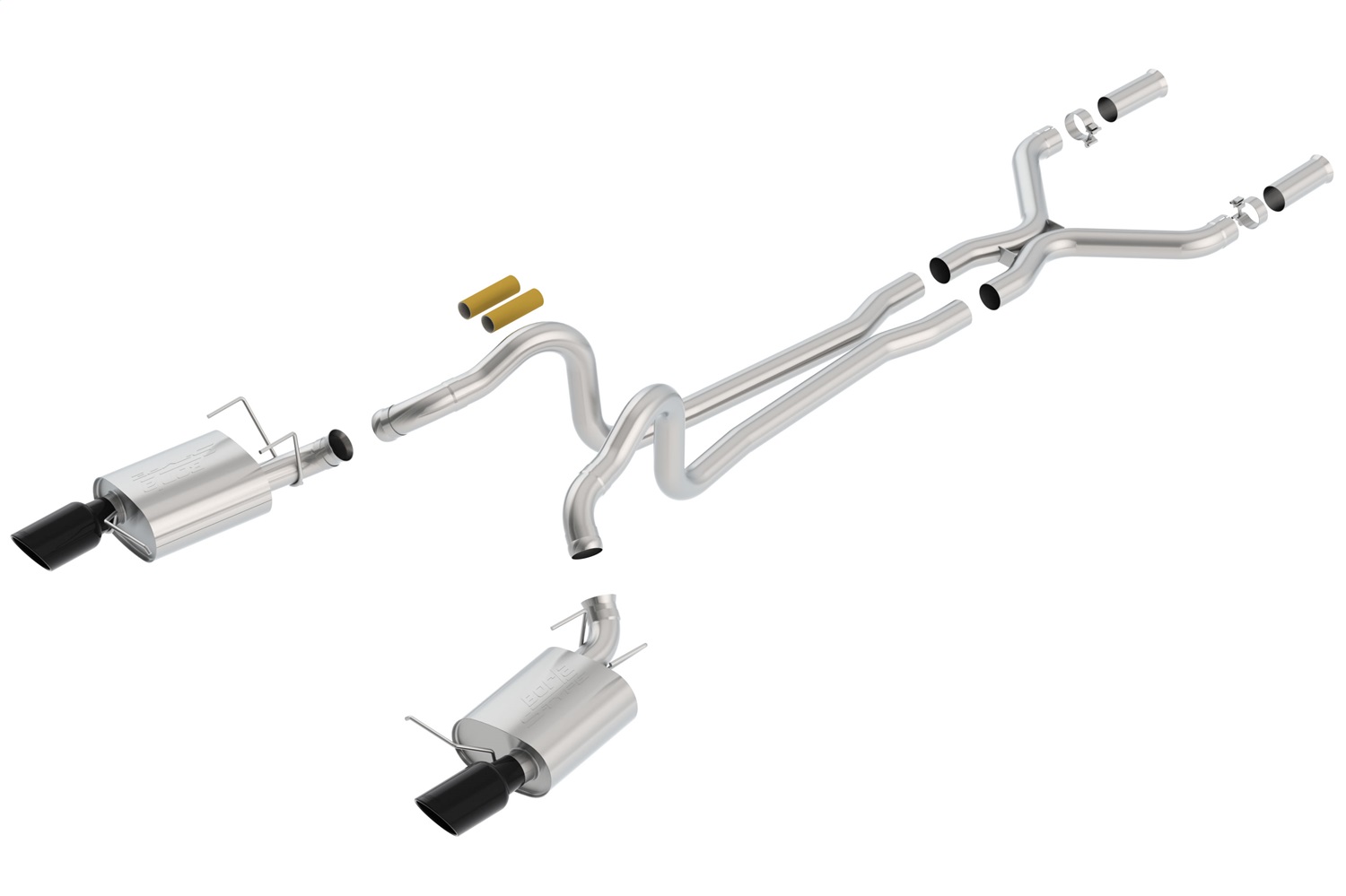 BORLA Cat-Back™ System "S-Type" 2.75" Ford MUSTANG GT 5.0L V8 AT/MT RWD 2DR (13)