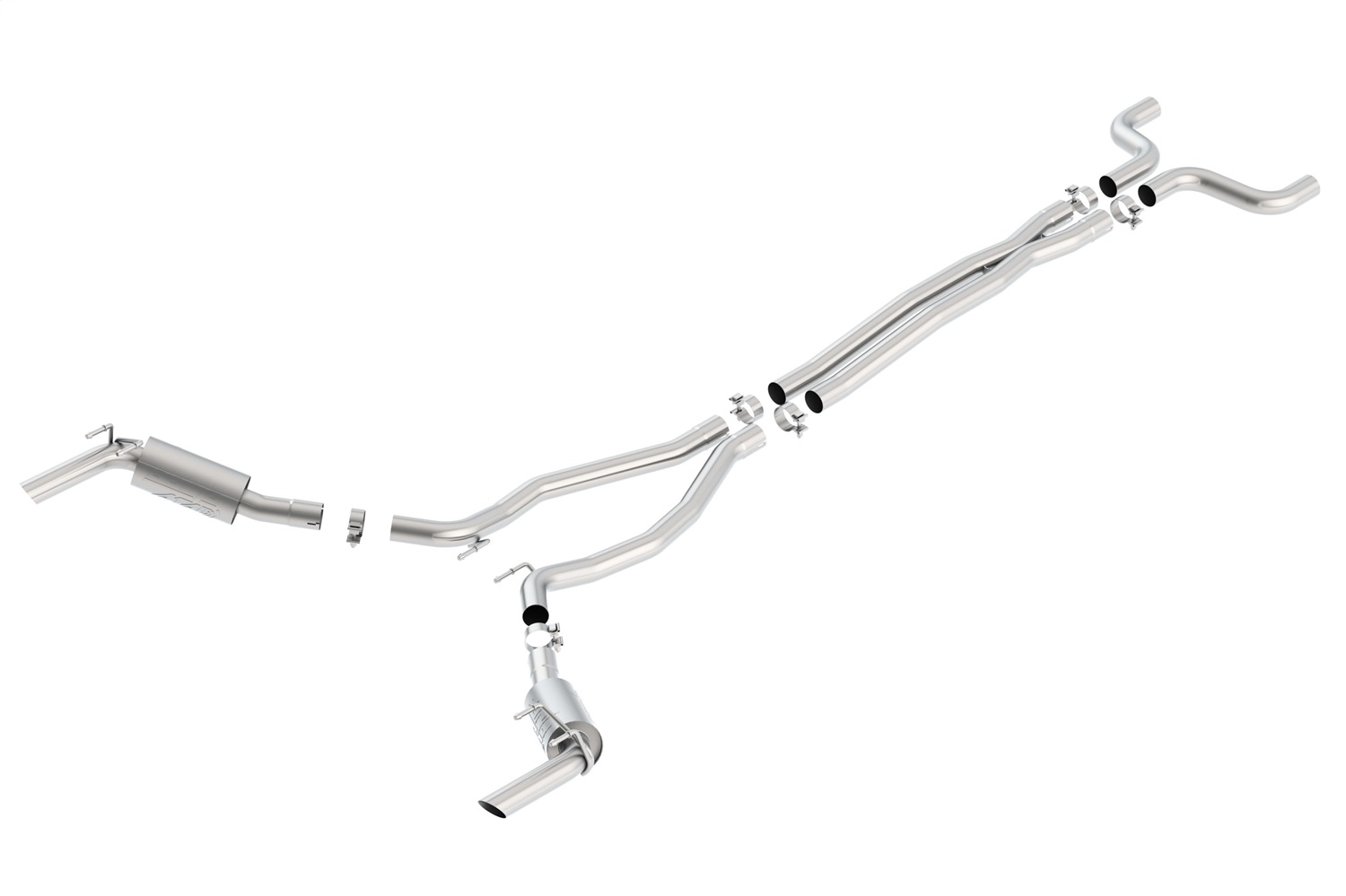 BORLA Cat-Back™ System "ATAK" 2.5" Chevrolet CAMARO V8 6.2L V8 AT/MT RWD 2 DR (without tips) (14-15)