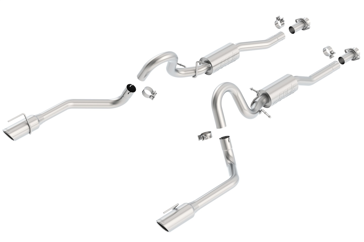 BORLA Kat. utáni rendszer "S-Type" 2.5" Ford MUSTANG GT 4.6L V8 AT/MT RWD 2DR (99-04)
