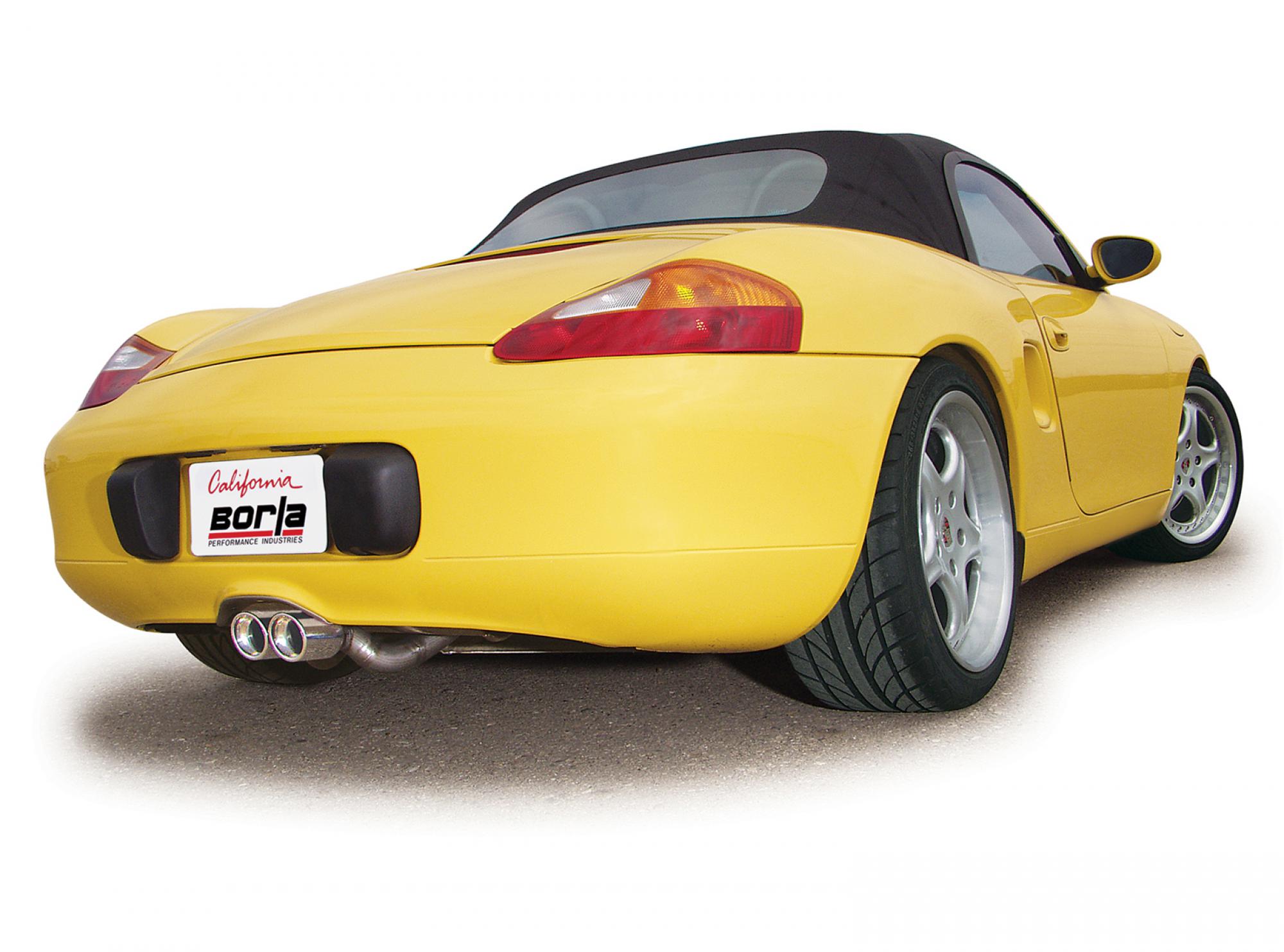 BORLA Cat-Back™ System "S-Type" 1.75" Porsche 986 BOXSTER/BOXSTER S 2.7L/3.2L 6CYL MT RWD 2DR (00-04)