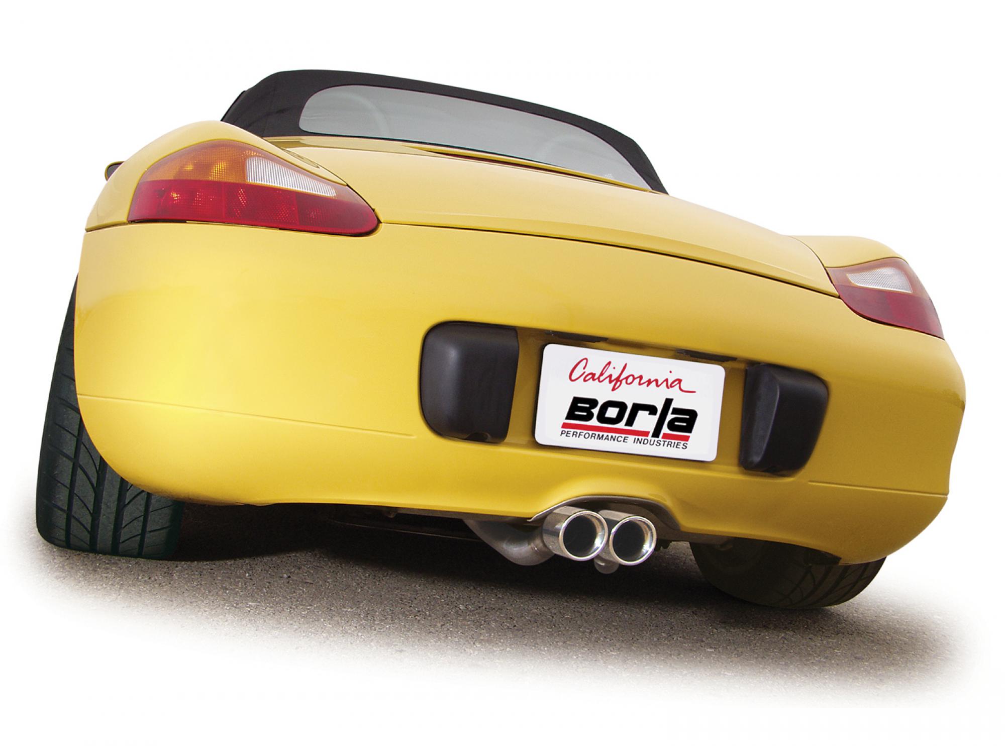 BORLA Cat-Back™ System "S-Type" 1.75" Porsche 986 BOXSTER/BOXSTER S 2.7L/3.2L 6CYL MT RWD 2DR (00-04)