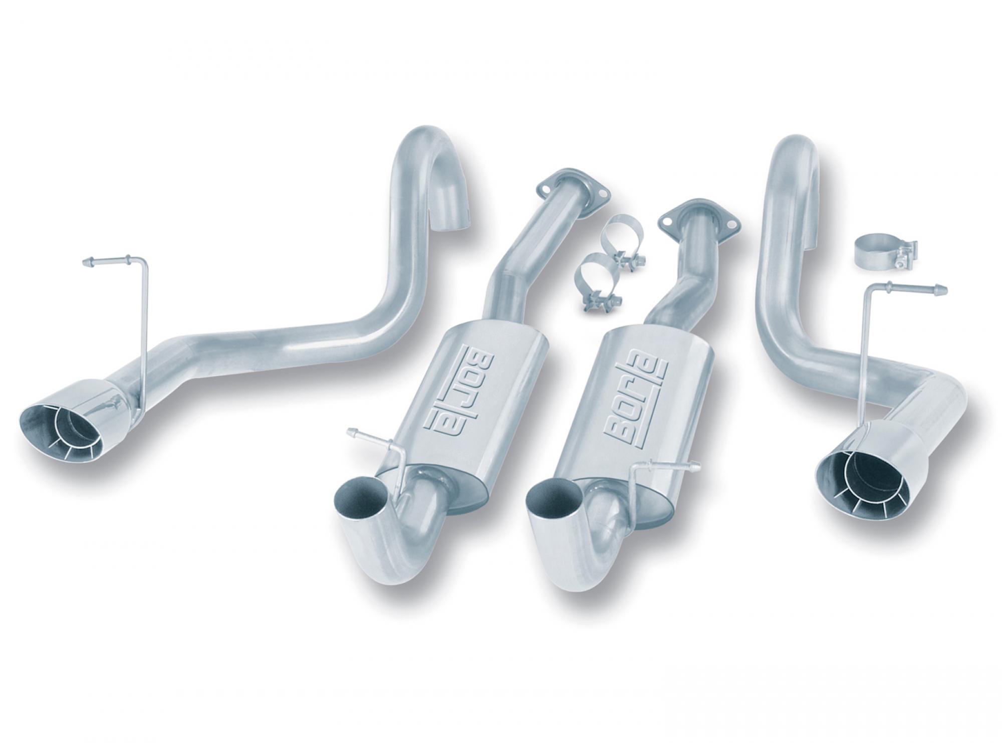 BORLA Cat-Back™ System "S-Type" 2.5" Ford MUSTANG COBRA 5.0L V8 AT/MT RWD 2DR (94-95)