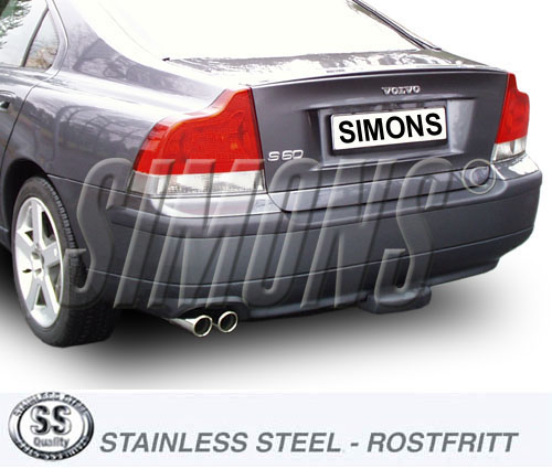 SIMONS Sport Cat Back Exhaust System VOLVO V70R / S60R 2003-tól