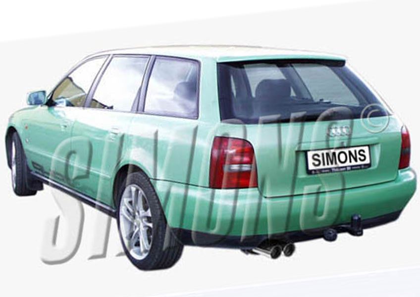 SIMONS katalizátor utáni sport kipufogó AUDI A4 (B5) 1.8 1.8T 1.9TDi 1994-2000