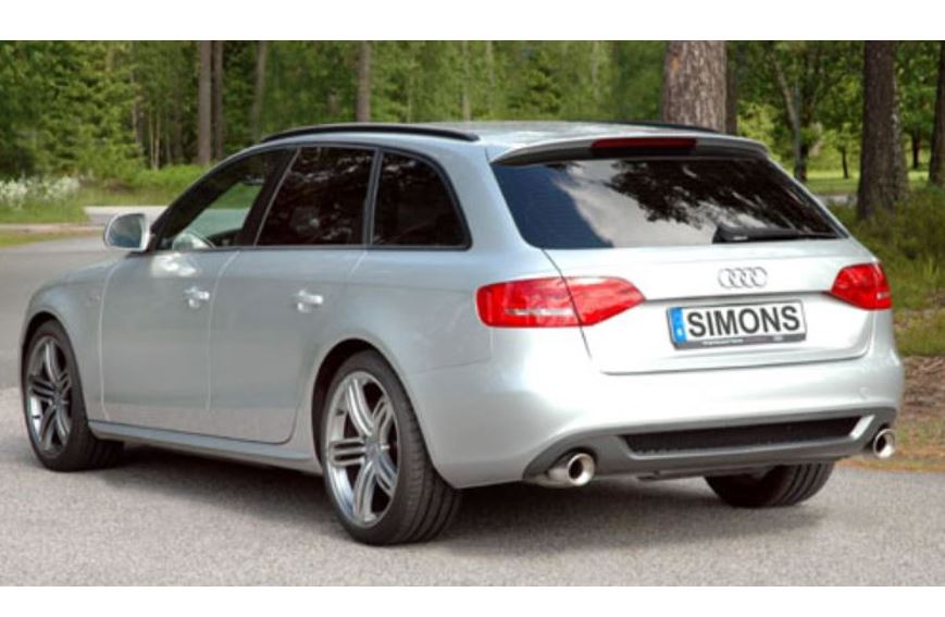 SIMONS Duplex Race Exhaust from Downpipe AUDI A4 (B8) Quattro 2.0TDI 2008-2016