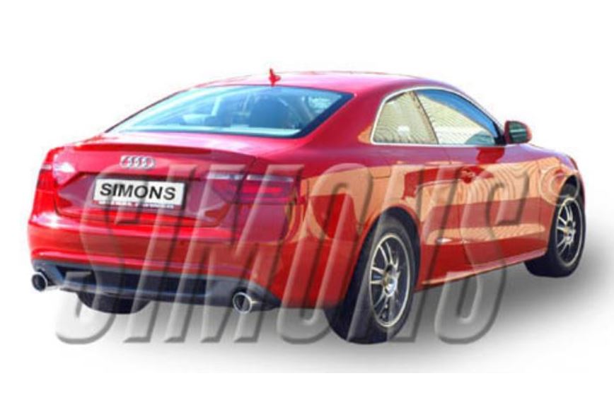 SIMONS dupla verseny kipufogó leömlőtől AUDI A5 Quattro 2.7/3.0TDI 08-16