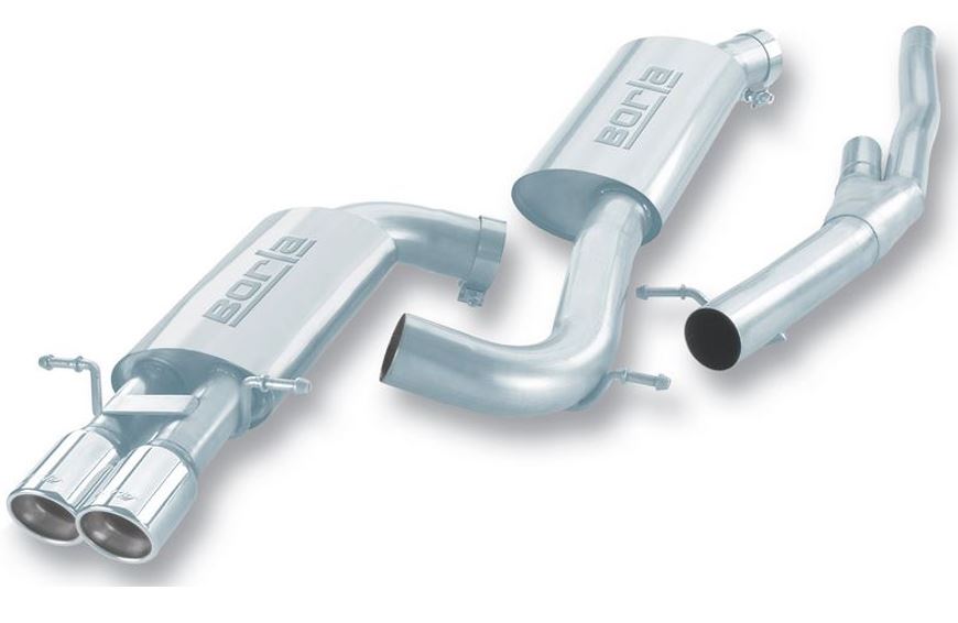 BORLA Cat-back duplex Sport Exhaust AUDI S4 (B5) 2.7T Quattro 2000-2002