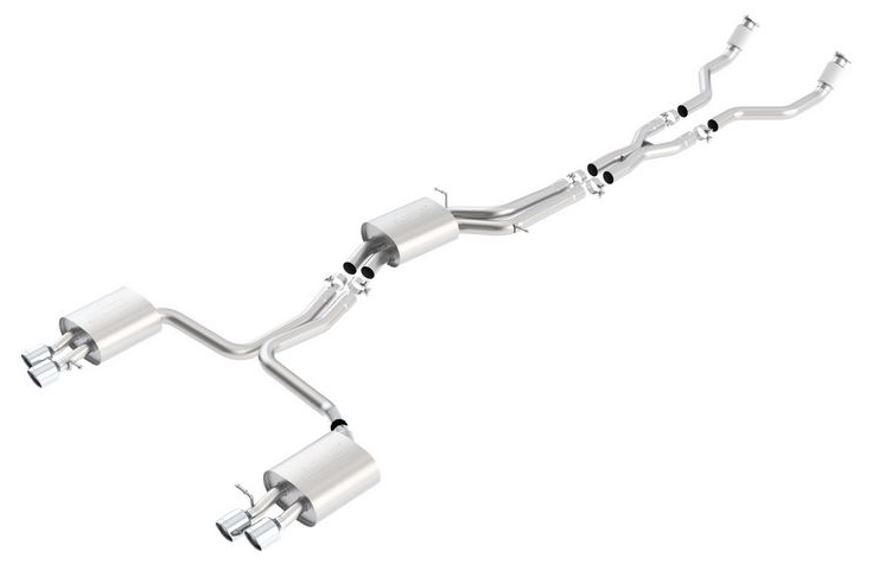 BORLA Cat-back 2xduplex Sport Exhaust AUDI S5 (B8) 3.0 and 4.2V8 2008-2017