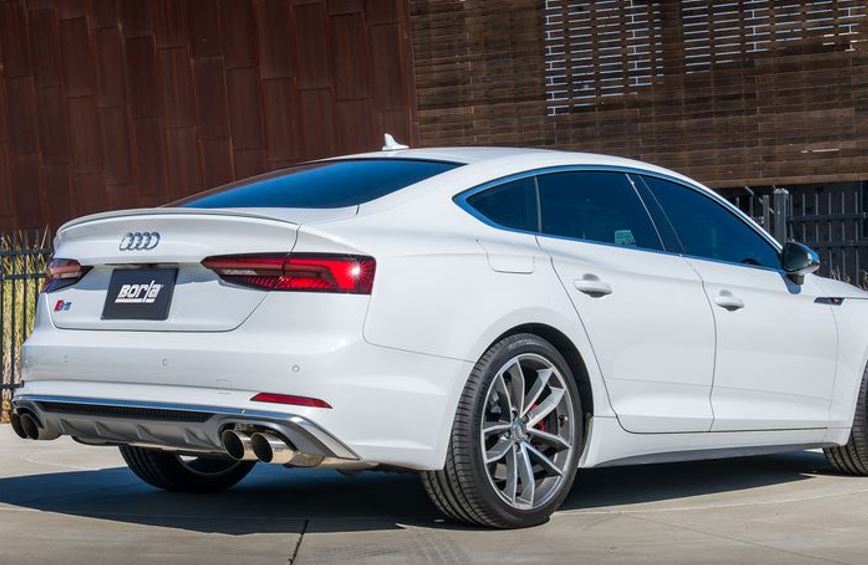 BORLA katalizátor utáni 2xdupla sport kipufogó AUDI S5 Sportback 3.0T AWD AUT 2018