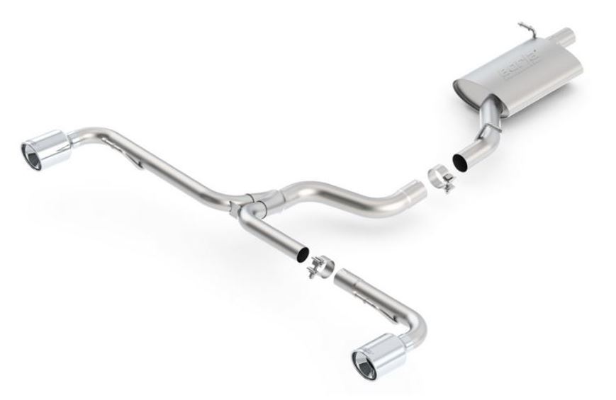 BORLA Cat-back duplex Sport Exhaust AUDI TT (8J) 2.0T AWD AUT 2011-2015