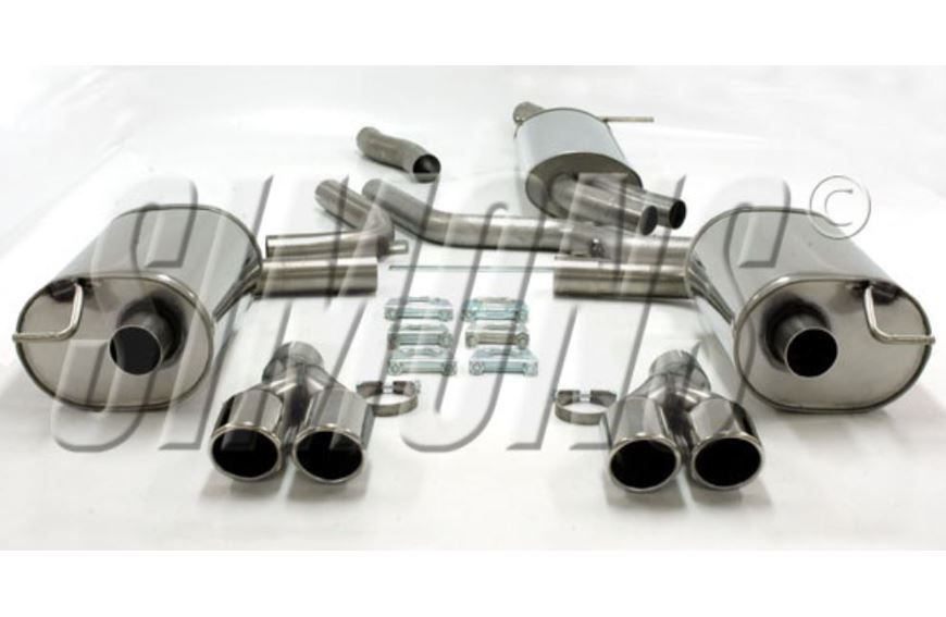 SIMONS 2xDuplex Sport Cat-back Exhaust AUDI A6 (C6) 2.0 TFSI 2005-2011