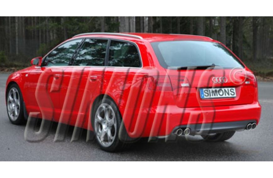 SIMONS 2xDuplex Sport Cat-back Exhaust AUDI A6 (C6) 2.0 TFSI 2005-2011