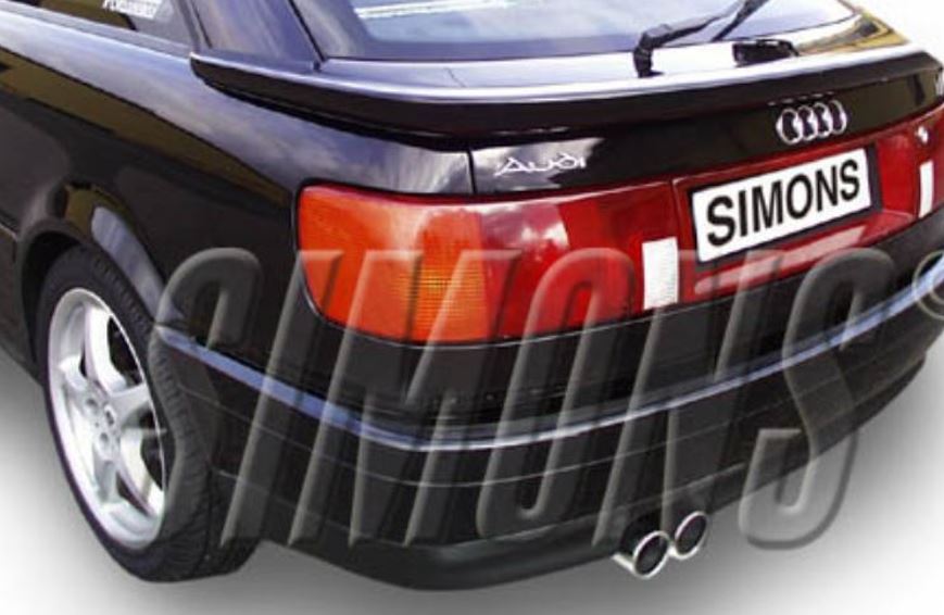 SIMONS Rear Sport Exhaust Silencer AUDI 80/90 Coupé Quattro 1988-1991