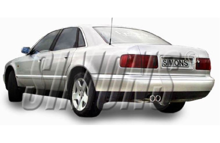 SIMONS Duplex Sport Rear Exhaust AUDI A8/S8 2.8 3.7 4.2 1994-2002