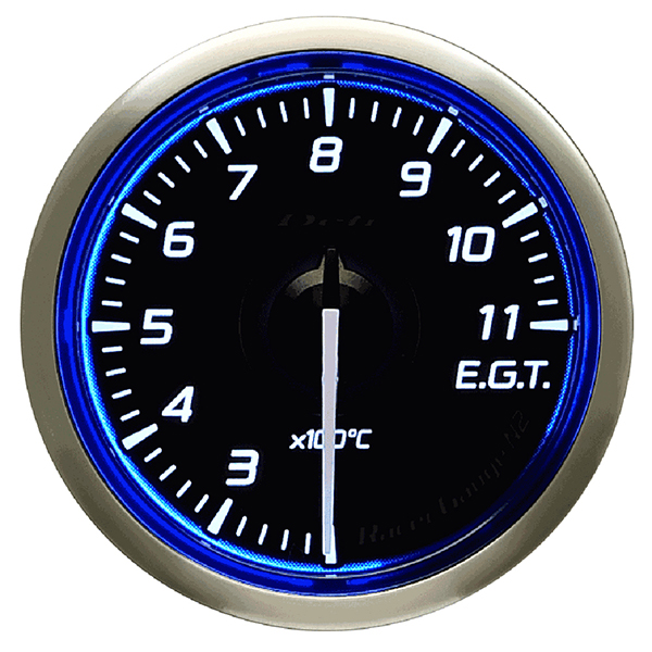 DEFI RACER N2 52mm Exhaust Gas Temperature (EGT) gauge 200-1100C White