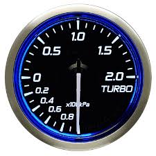 DEFI RACER N2 52 mm Turbo Boost Pressure gauge max. 2.0 bar White