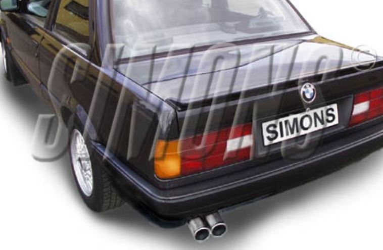 SIMONS katalizátor utáni sport kipufogó BMW E30 320 325 1982-1992