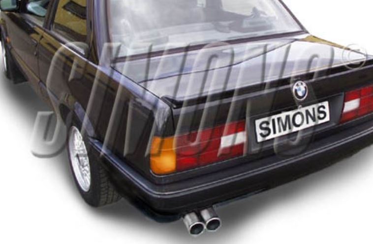 SIMONS sport kipufogó rendszer BMW E30 320 323 325 1982-1987