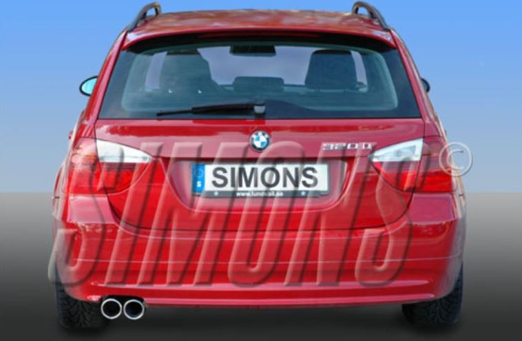 SIMONS hátsó sport kipufogó BMW E90 E92 E93 316D 318D 320D 2005-2013