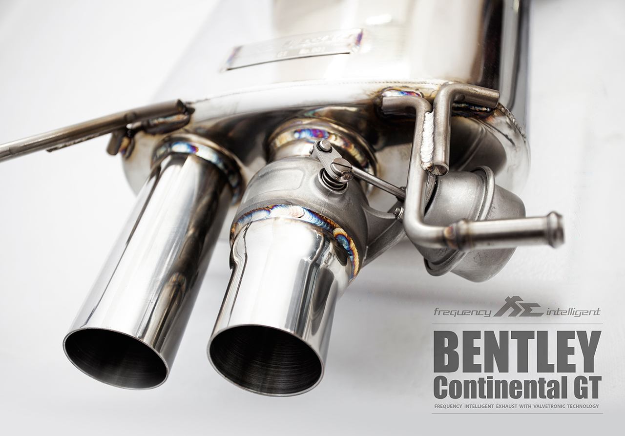 FI Exhaust aktívszelepes sport kipufogó BENTLEY Continental GT GTC 2003-2011