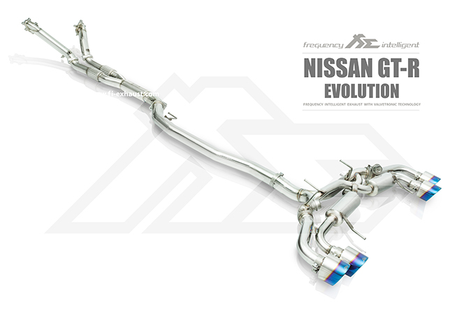 FI Exhaust Nissan R35 GTR race 2008+