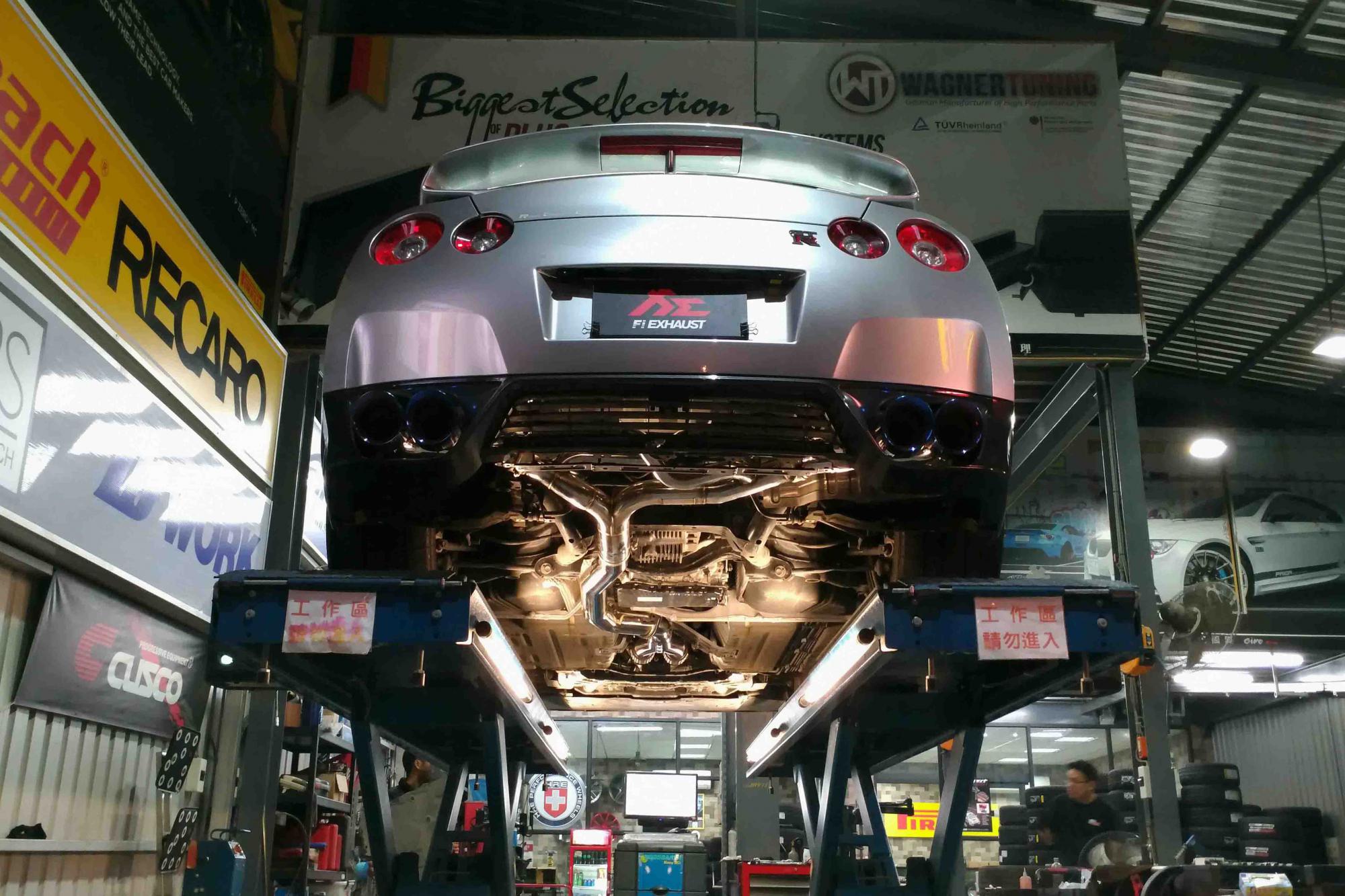 FI Exhaust Nissan R35 GTR race 2008+