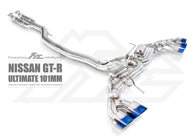FI kipufogó Nissan R35 GTR Ultimate (101mm) 2008+